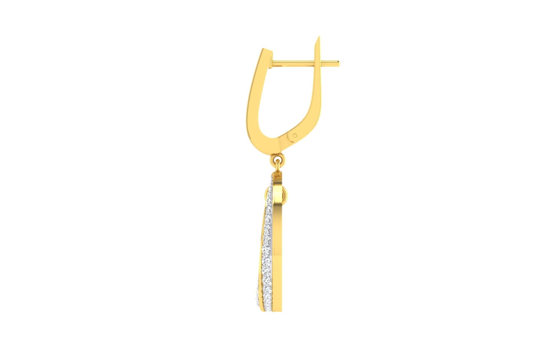 Nidal Jewels | Dainty Halo with Centred Diamond Cluster Hoops